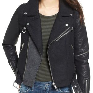 ⚡️HP⚡️Vigoss Mixed Media Moto Jacket